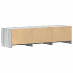 Tv-Benk Grå Sonoma 140X40X35,5 Cm Konstruert Tre