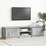 Tv-Benk Grå Sonoma 140X40X35,5 Cm Konstruert Tre