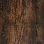 Hjørnepult Røkt Eik 120X140X75 Cm Konstruert Tre