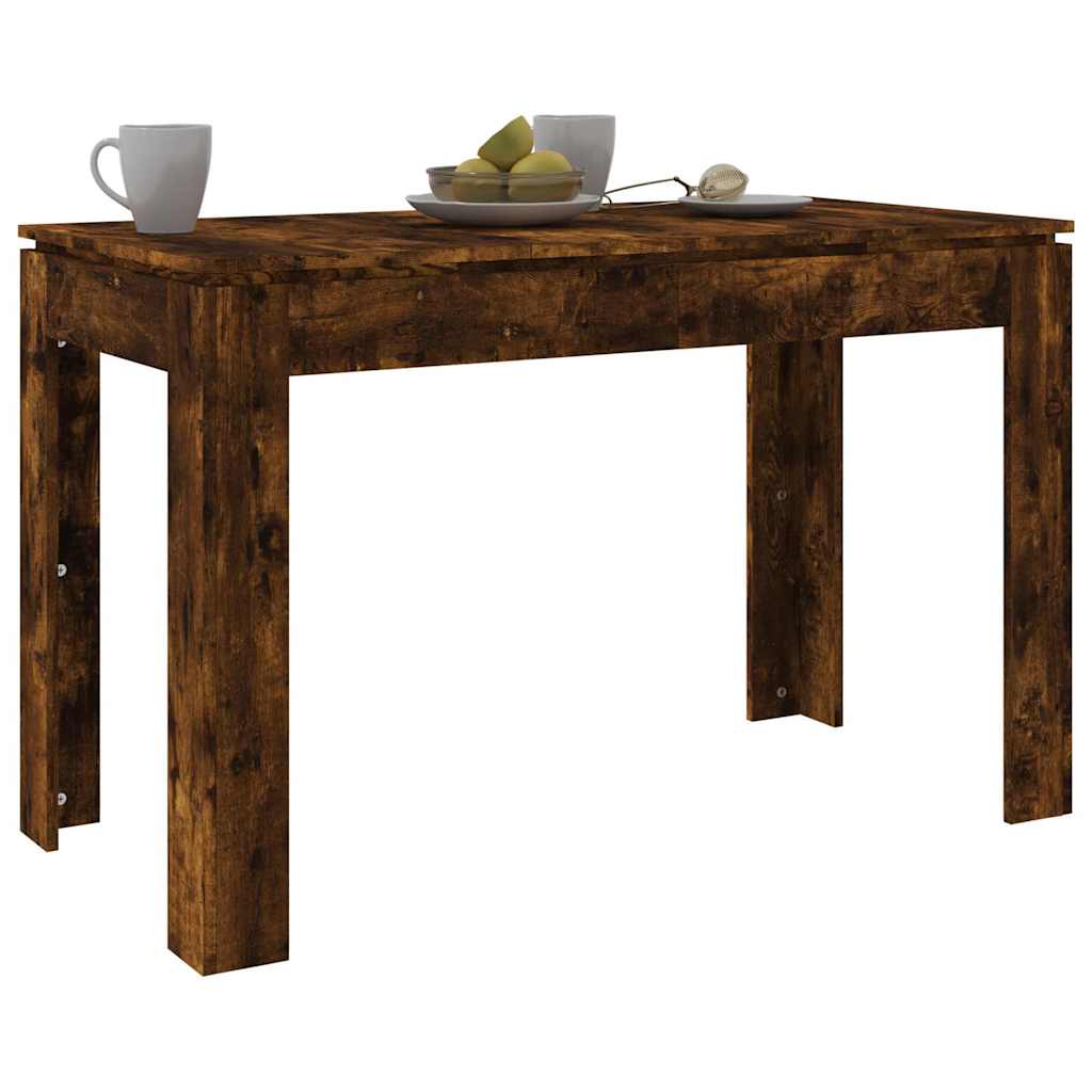 Spisebord Røkt Eik 120X60X76 Cm Konstruert Tre
