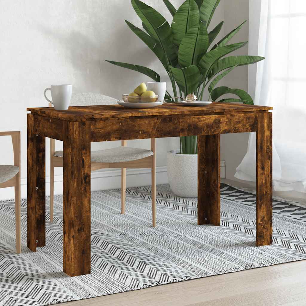Spisebord Røkt Eik 120X60X76 Cm Konstruert Tre