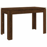 Spisebord Brun Eik 120X60X76 Cm Konstruert Tre