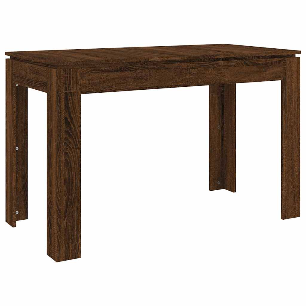 Spisebord Brun Eik 120X60X76 Cm Konstruert Tre