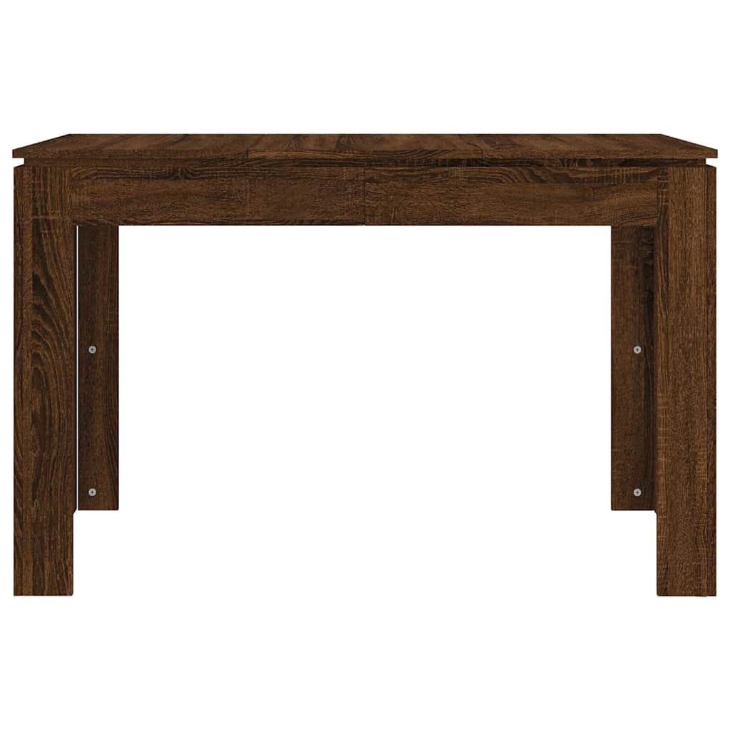 Spisebord Brun Eik 120X60X76 Cm Konstruert Tre