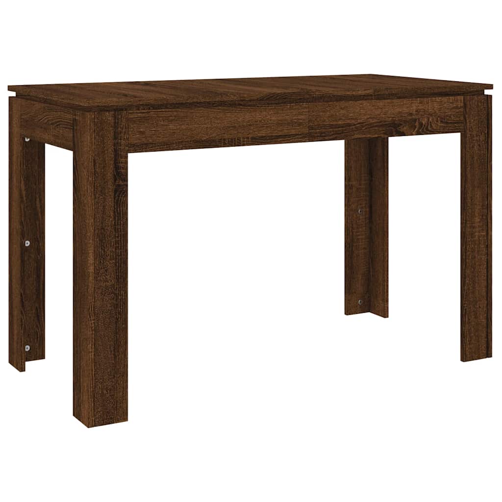 Spisebord Brun Eik 120X60X76 Cm Konstruert Tre