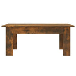 Salongbord Røkt Eik 100X60X42 Cm Konstruert Tre