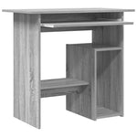 Skrivebord Grå Sonoma 80X45X74 Cm Konstruert Tre