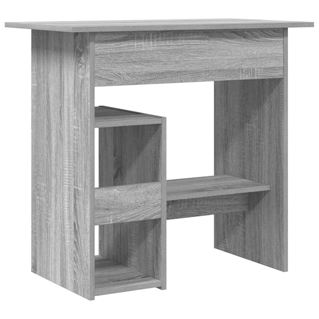Skrivebord Grå Sonoma 80X45X74 Cm Konstruert Tre