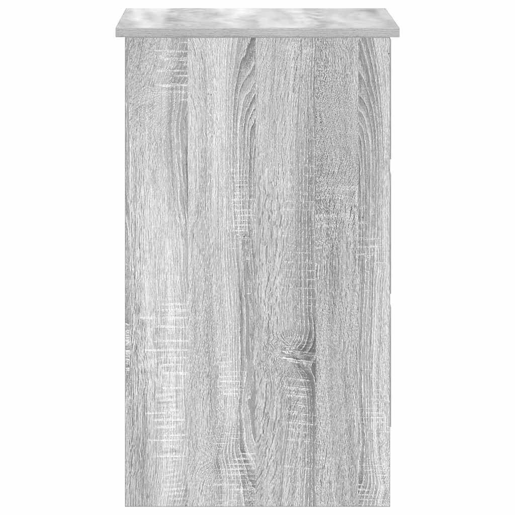 Skrivebord Grå Sonoma 90X45X76 Cm Konstruert Tre