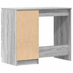 Skrivebord Grå Sonoma 90X45X76 Cm Konstruert Tre