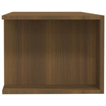 Tv-Benk Med Led-Lys Brun Eik 135X39X30 Cm