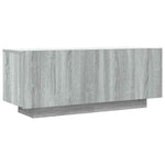 Tv-Benk Grå Sonoma 100X35X40 Cm Konstruert Tre