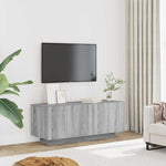 Tv-Benk Grå Sonoma 100X35X40 Cm Konstruert Tre