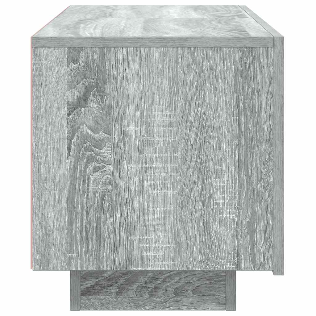 Tv-Benk Grå Sonoma 100X35X40 Cm Konstruert Tre
