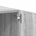Tv-Benk Grå Sonoma 100X35X40 Cm Konstruert Tre