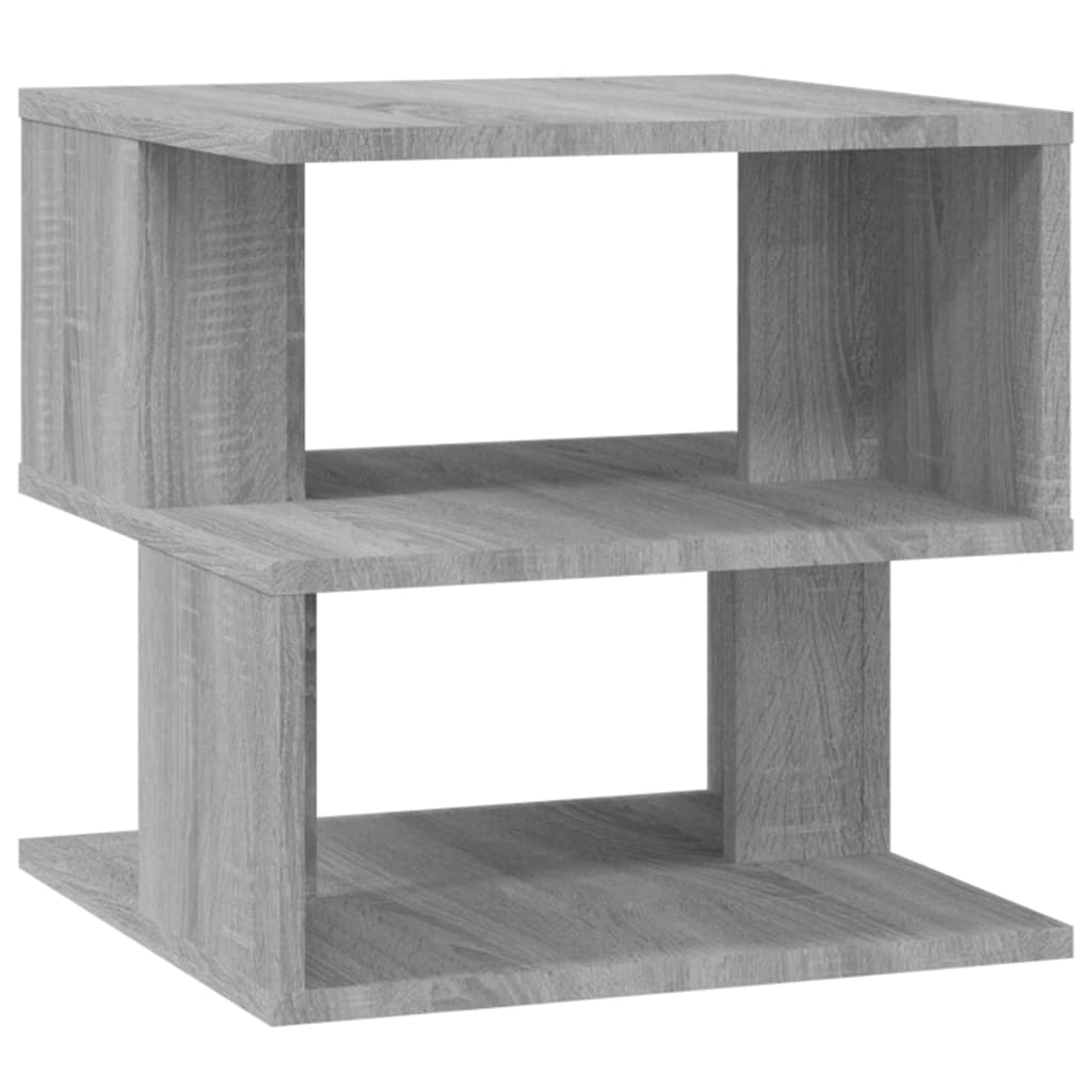 Sidebord Grå Sonoma 40X40X40 Cm Konstruert Tre