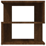 Sidebord Brun Eik 40X40X40 Cm Konstruert Tre