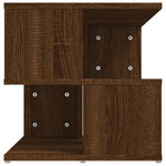 Sidebord Brun Eik 40X40X40 Cm Konstruert Tre