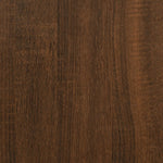 Sidebord Brun Eik 40X40X40 Cm Konstruert Tre