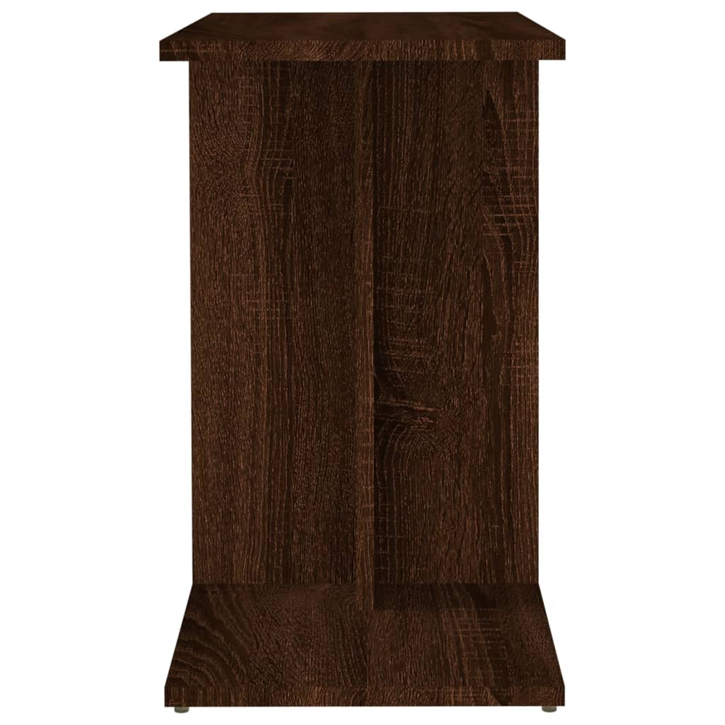 Sidebord Brun Eik 50X30X50 Cm Konstruert Tre