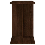 Sidebord Brun Eik 50X30X50 Cm Konstruert Tre