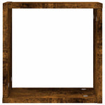 Vegghyller Kubeformet 2 Stk Røkt Eik 30X15X30 Cm