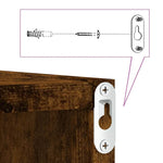 Vegghyller Kubeformet 4 Stk Røkt Eik 30X15X30 Cm