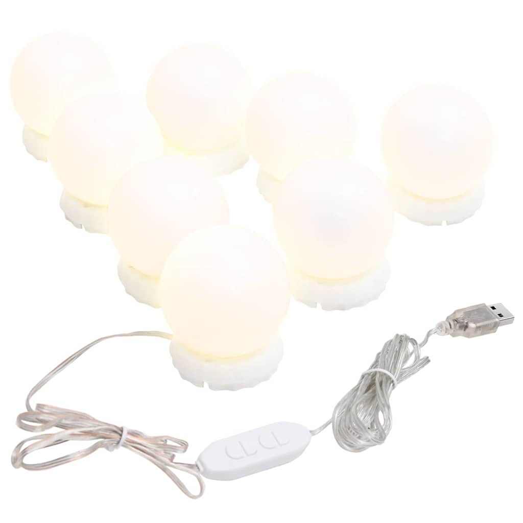 Speil Med Led-Lys 40X20 Cm Glass Oval