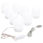 Speil Med Led-Lys 90X45 Cm Glass Oval