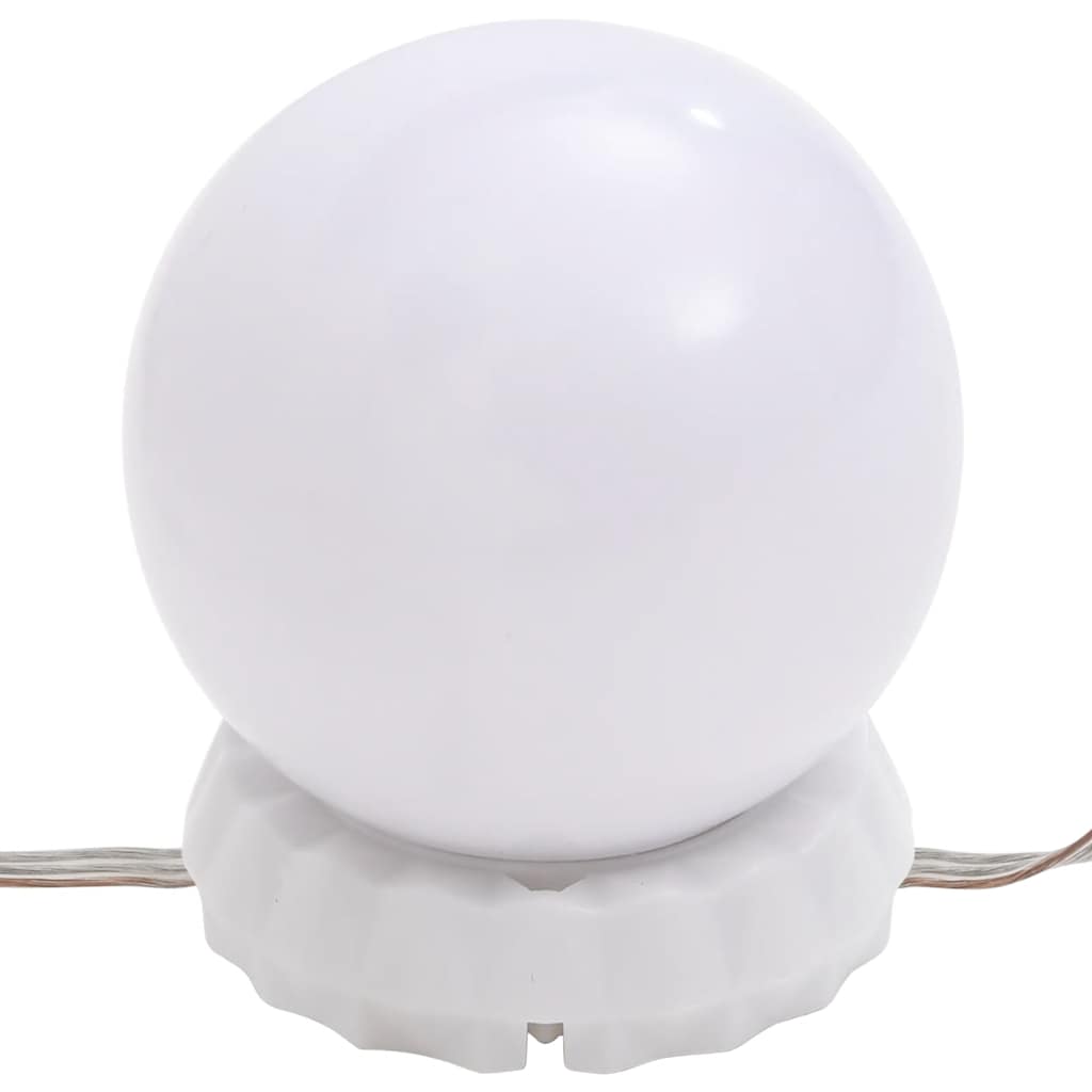 Speil Med Led-Lys 90X45 Cm Glass Oval