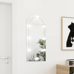 Speil Med Led-Lys 90X45 Cm Glass Oval