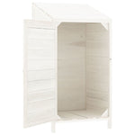 Hageskur Hvit 55X52X112 Cm Heltre Gran