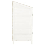 Hageskur Hvit 55X52X112 Cm Heltre Gran