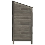 Hageskur Antrasitt 55X52X112 Cm Heltre Gran
