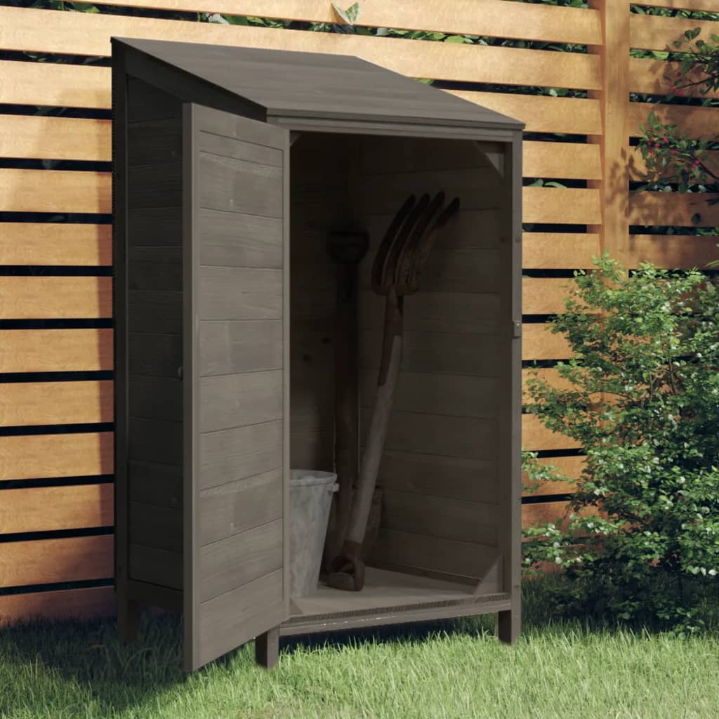 Hageskur Antrasitt 55X52X112 Cm Heltre Gran