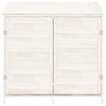 Hageskur Hvit 102X52X112 Cm Heltre Gran