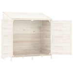 Hageskur Hvit 102X52X112 Cm Heltre Gran