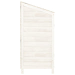 Hageskur Hvit 102X52X112 Cm Heltre Gran