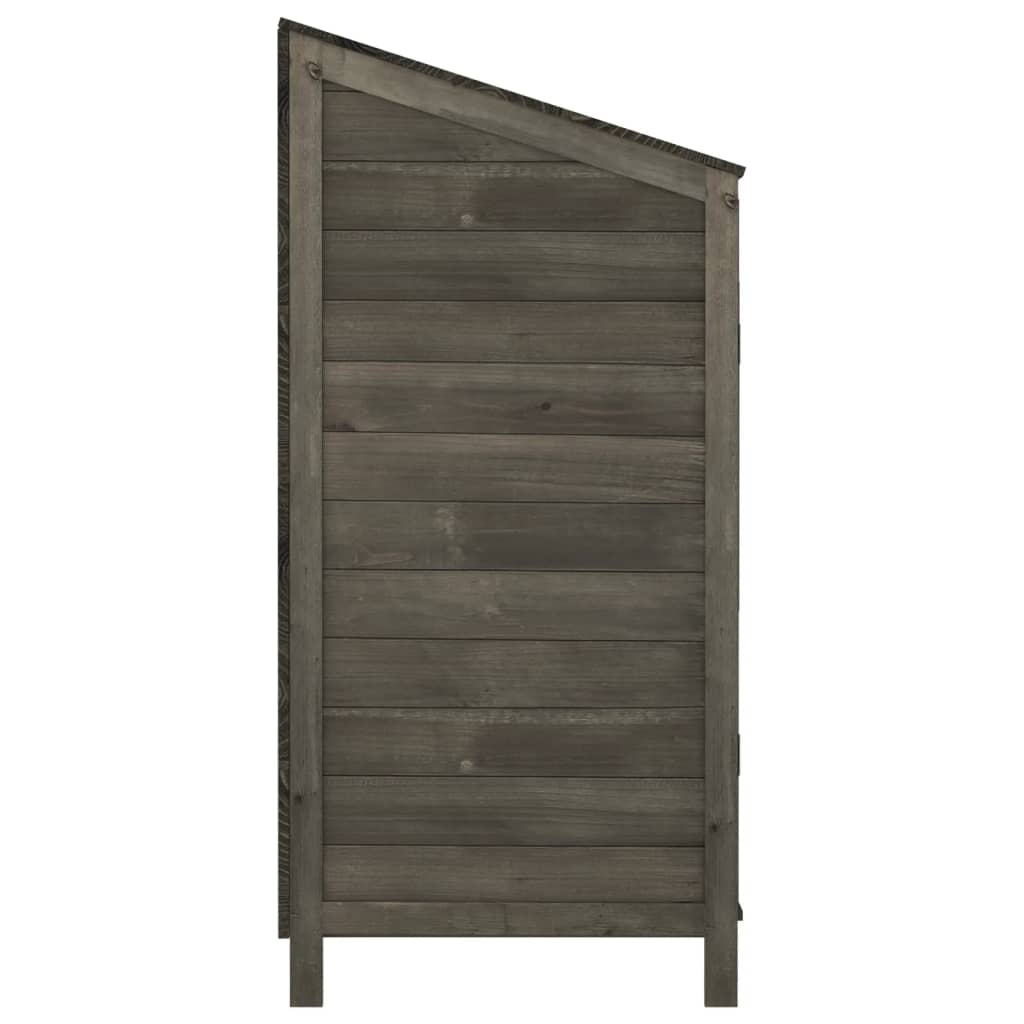 Hageskur Antrasitt 102X52X112 Cm Heltre Gran