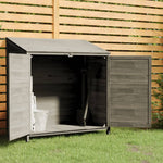 Hageskur Antrasitt 102X52X112 Cm Heltre Gran