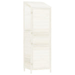 Hageskur Hvit 55X52X174,5 Cm Heltre Gran