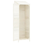 Hageskur Hvit 55X52X174,5 Cm Heltre Gran