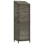 Hageskur Antrasitt 55X52X174,5 Cm Heltre Gran