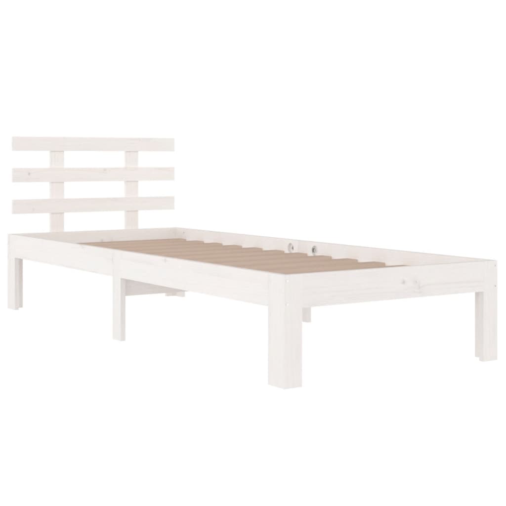 Sengeramme Hvit Heltre 90X200 Cm