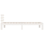 Sengeramme Hvit Heltre 90X200 Cm