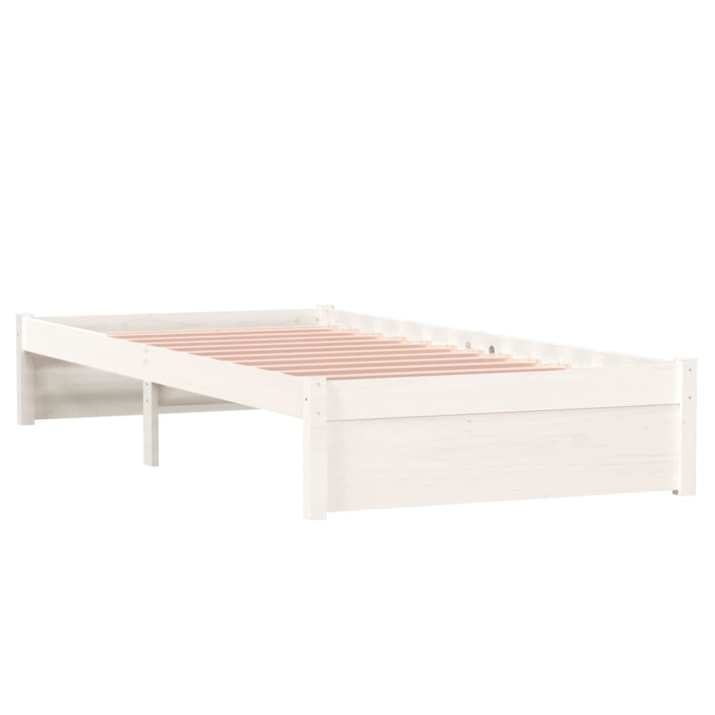 Sengeramme Hvit Heltre 90X190 Cm Single