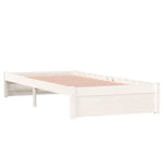 Sengeramme Hvit Heltre 90X190 Cm Single
