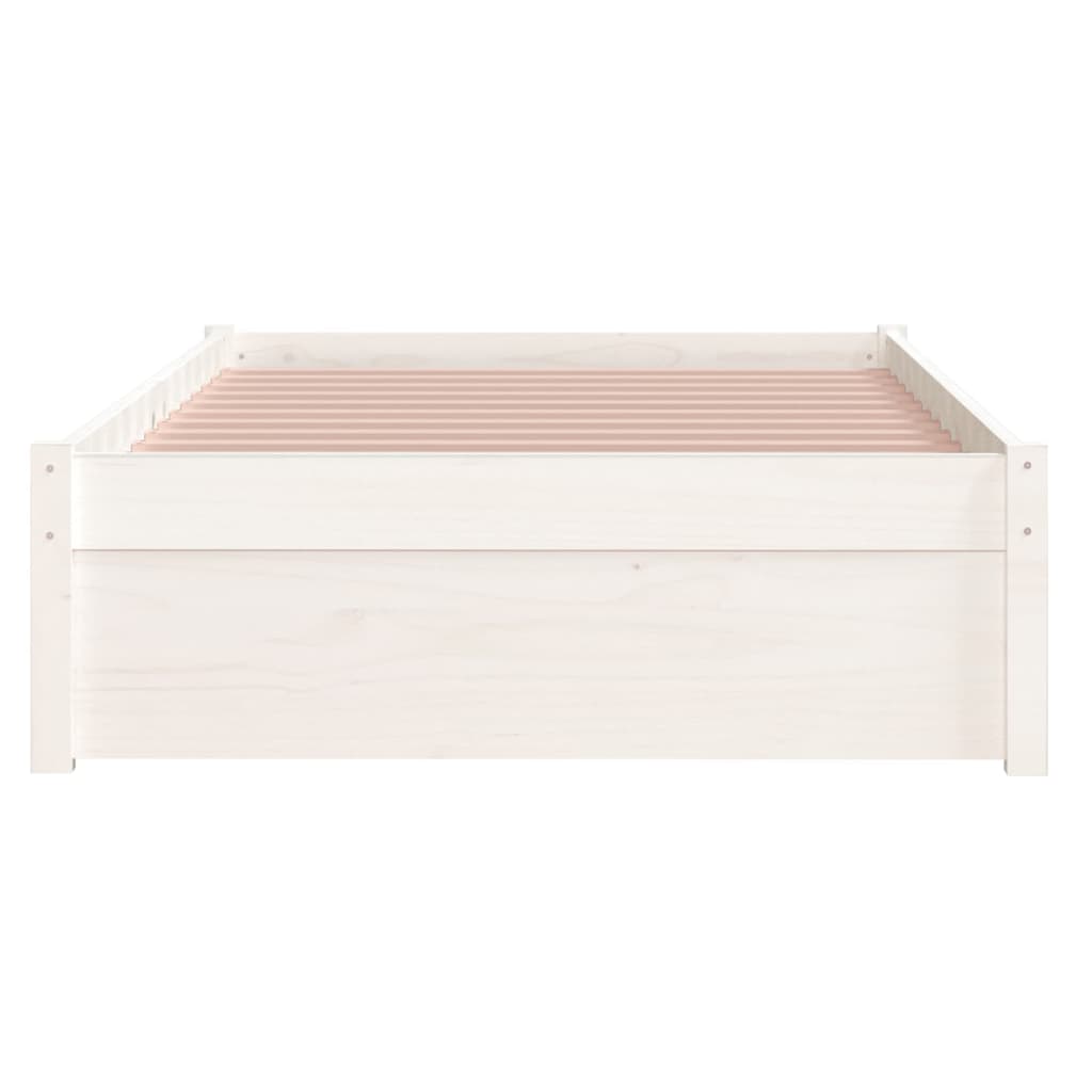 Sengeramme Hvit Heltre 90X190 Cm Single