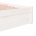 Sengeramme Hvit Heltre 140X190 Cm