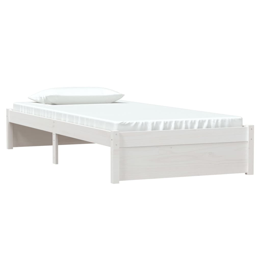 Sengeramme Hvit Heltre 90X200 Cm